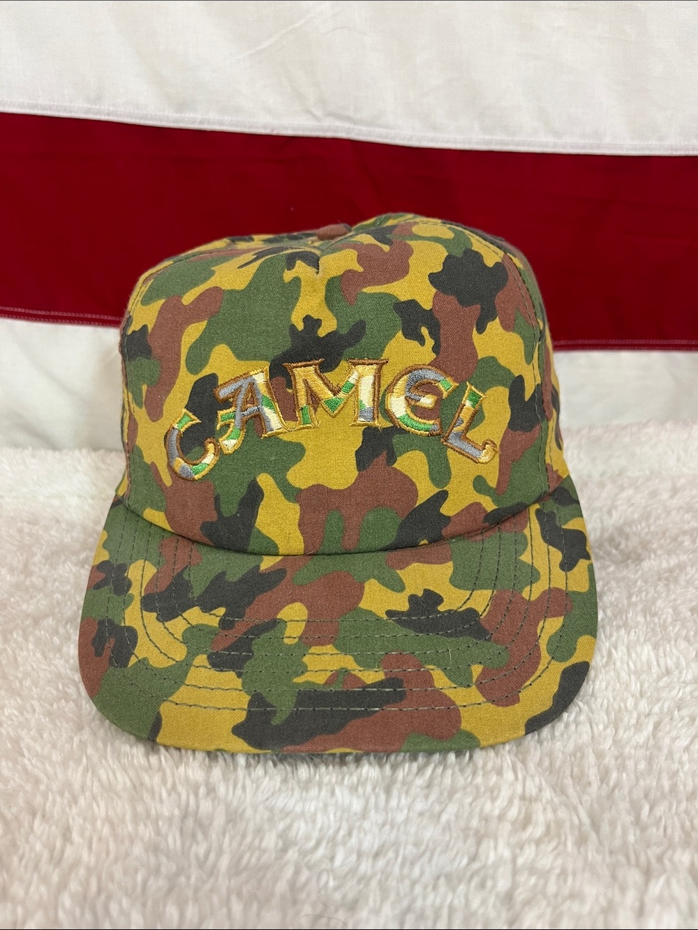 Camel Camo vintage hat